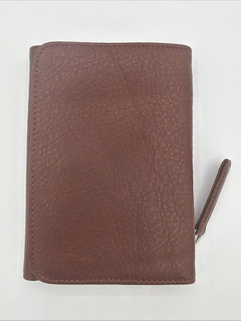 Osgoode Marley Leather Wallet, 17 Card Slots Pockets, Snap Closure, Brandy Color